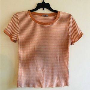 Crew Neck Striped Top